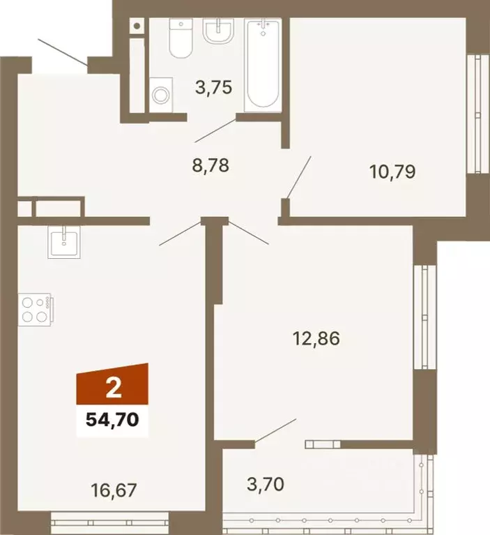 2-к кв. Свердловская область, Екатеринбург ул. Волгоградская, 197к2 ... - Фото 1