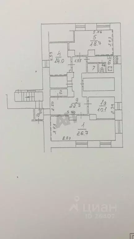 Офис в Москва ул. Усачева, 29К1 (106 м) - Фото 1