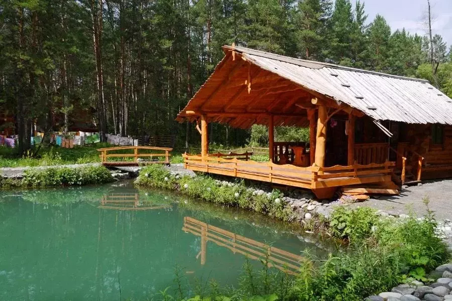 Дом в Алтай, Шебалинский район, с. Камлак Набережная ул., 38А (30 м) - Фото 0