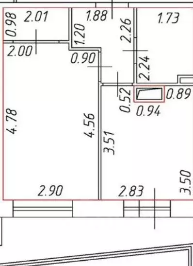 1-к кв. Ленинградская область, Всеволожский район, пос. Бугры ул. ... - Фото 1