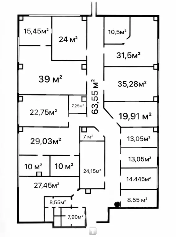 Офис в Москва ул. Кирпичные Выемки, 2к1 (485 м) - Фото 1