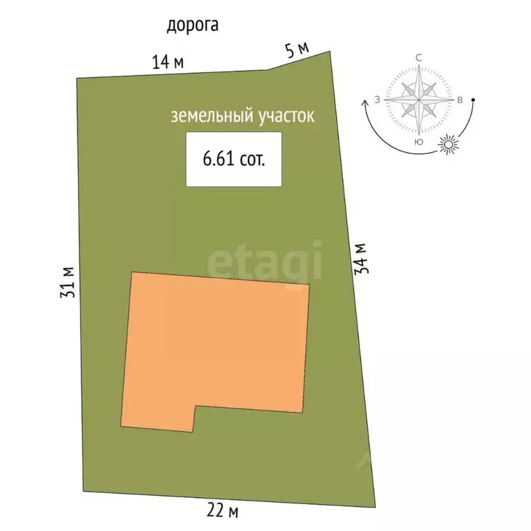 Дом в Кемеровская область, Кемеровский район, с. Андреевка ул. Родная ... - Фото 2