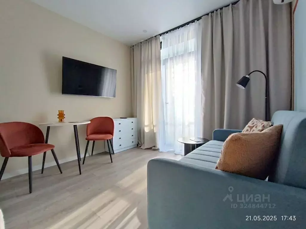 Студия Краснодарский край, Сочи Бытха мкр, ул. Ясногорская, 16/2к8 ... - Фото 2