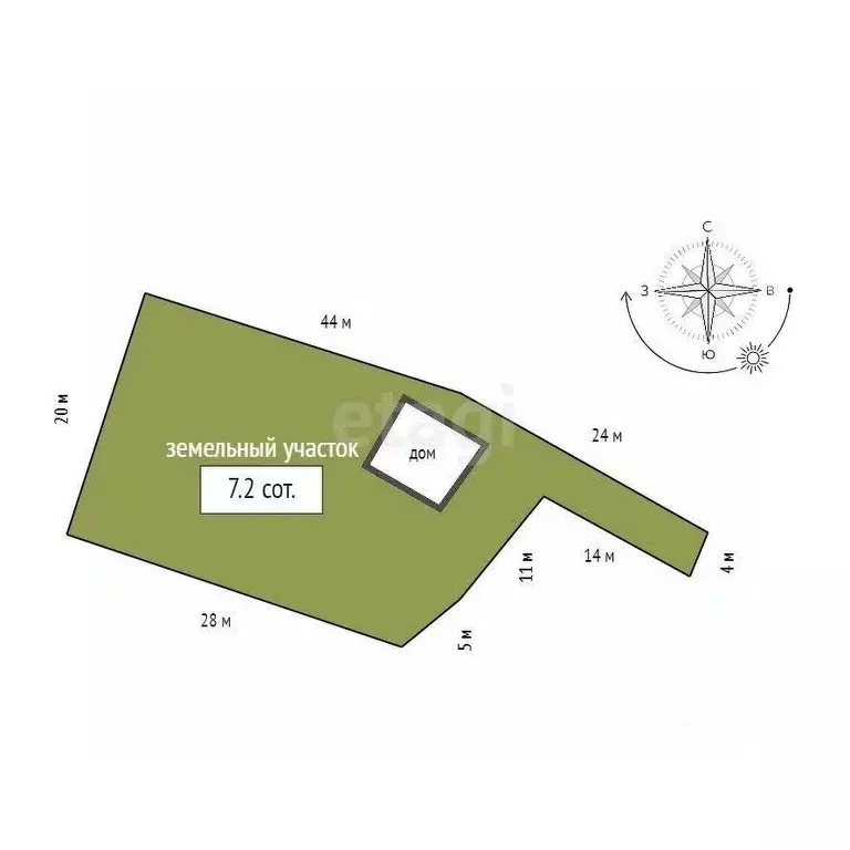 Дом в Красноярский край, Емельяновский муниципальный округ, Сухая ... - Фото 2