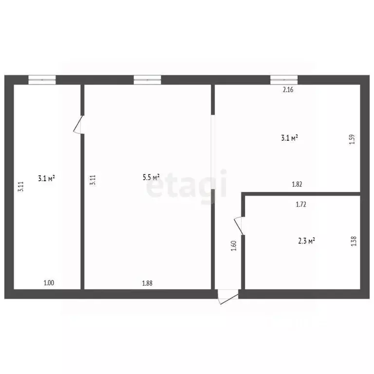 Дом в Ярославская область, Рыбинск ул. Тарасова, 127 (43 м) - Фото 1