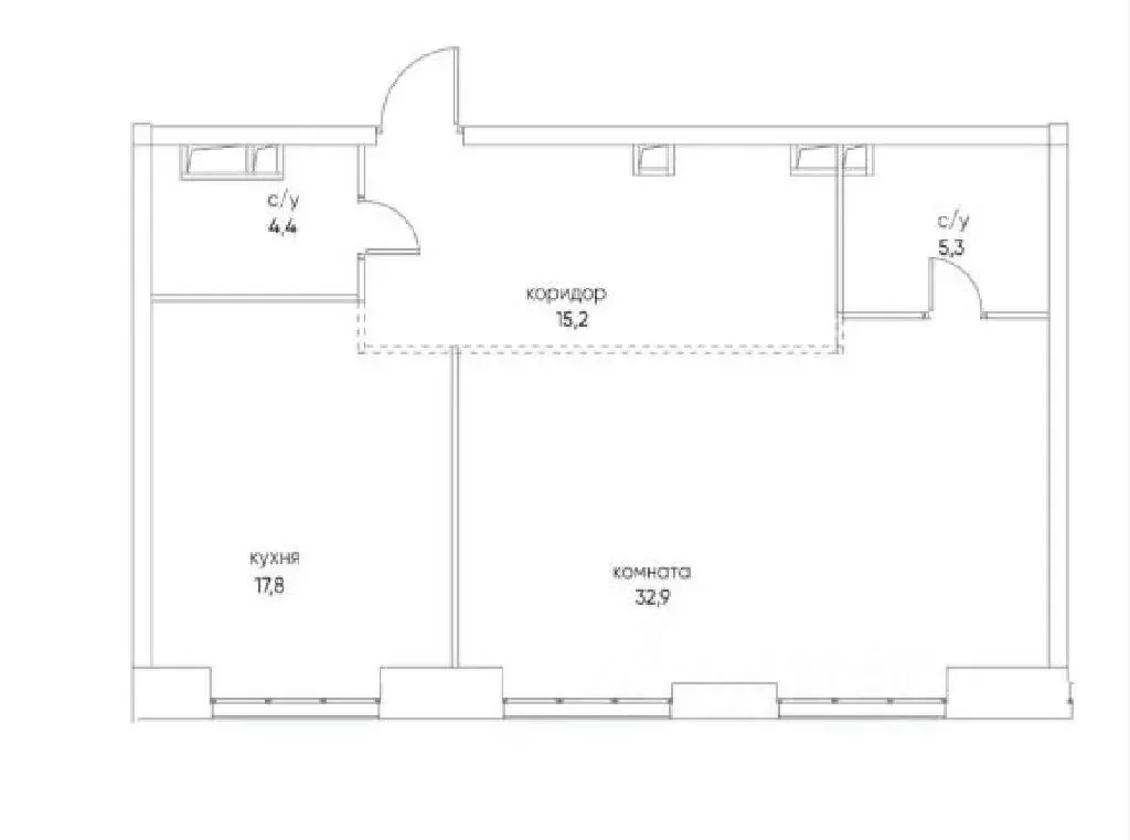 2-комнатная квартира: Москва, улица Нижние Мнёвники, 16к2 (75.7 м) - Фото 1