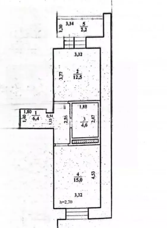 1-к кв. Забайкальский край, Чита Царский мкр, 13 (40.7 м) - Фото 2