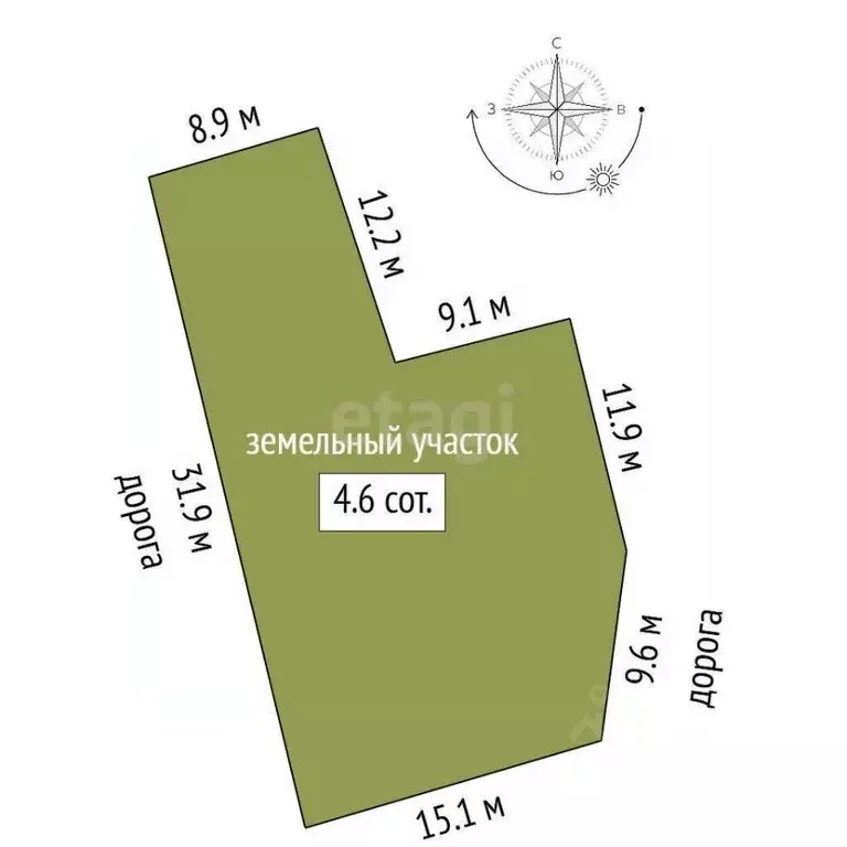 Участок в Челябинская область, Сосновский муниципальный округ, Поселок ... - Фото 2