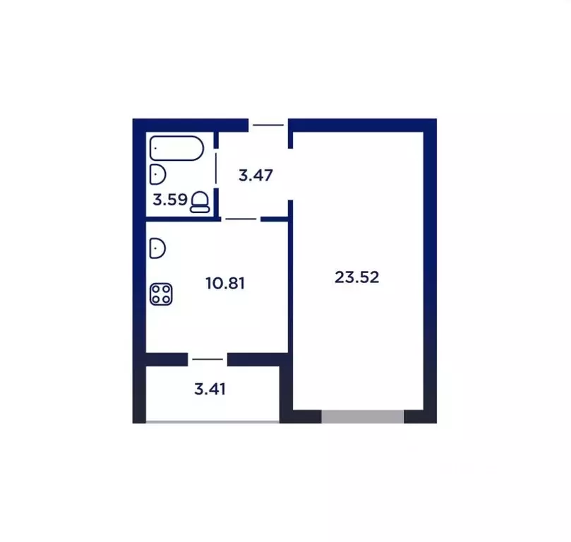 1-к кв. Липецкая область, Липецк Опытная ул., 20 (41.3 м) - Фото 1