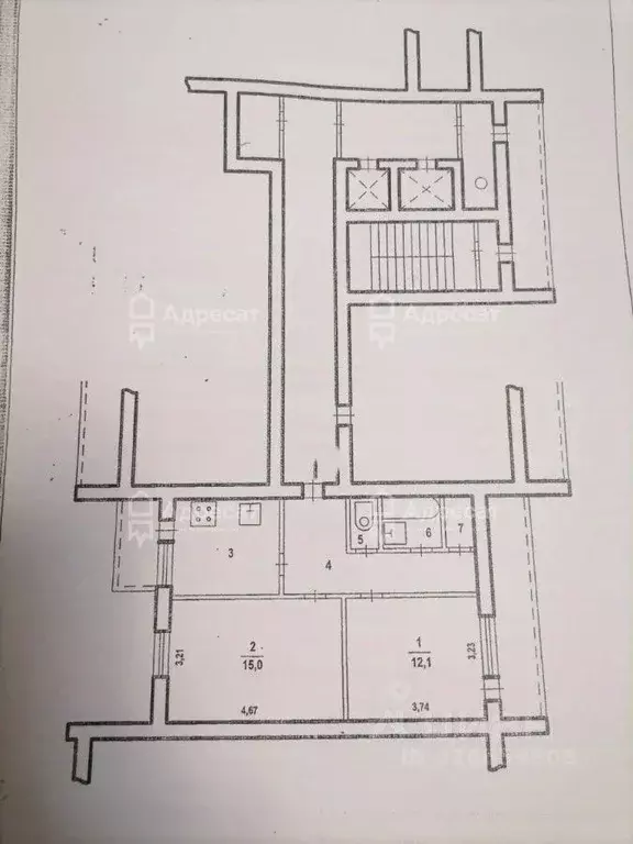 2-к кв. Волгоградская область, Волгоград просп. Героев Сталинграда, 50 ... - Фото 1