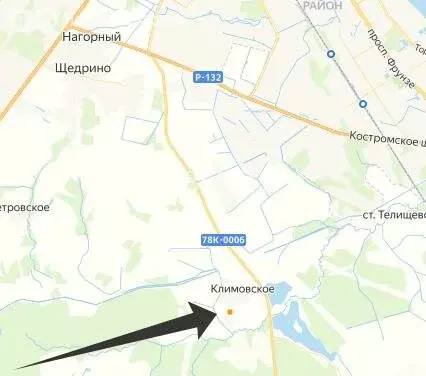 Участок в Ярославский муниципальный округ, деревня Климовское (10 м) - Фото 1