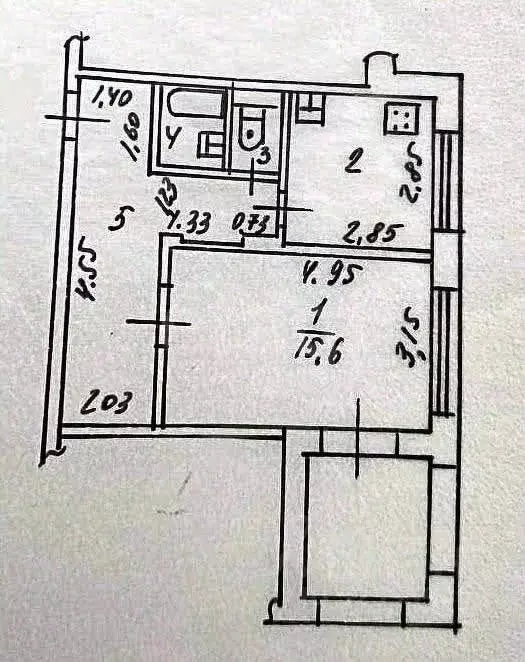 1-к кв. Ставропольский край, Ставрополь Пригородная ул., 213/1 (41.6 ... - Фото 1