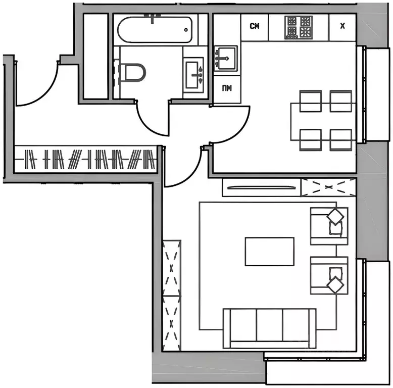 1-к кв. Московская область, Люберцы ул. 8 Марта, 48 (39.0 м) - Фото 1