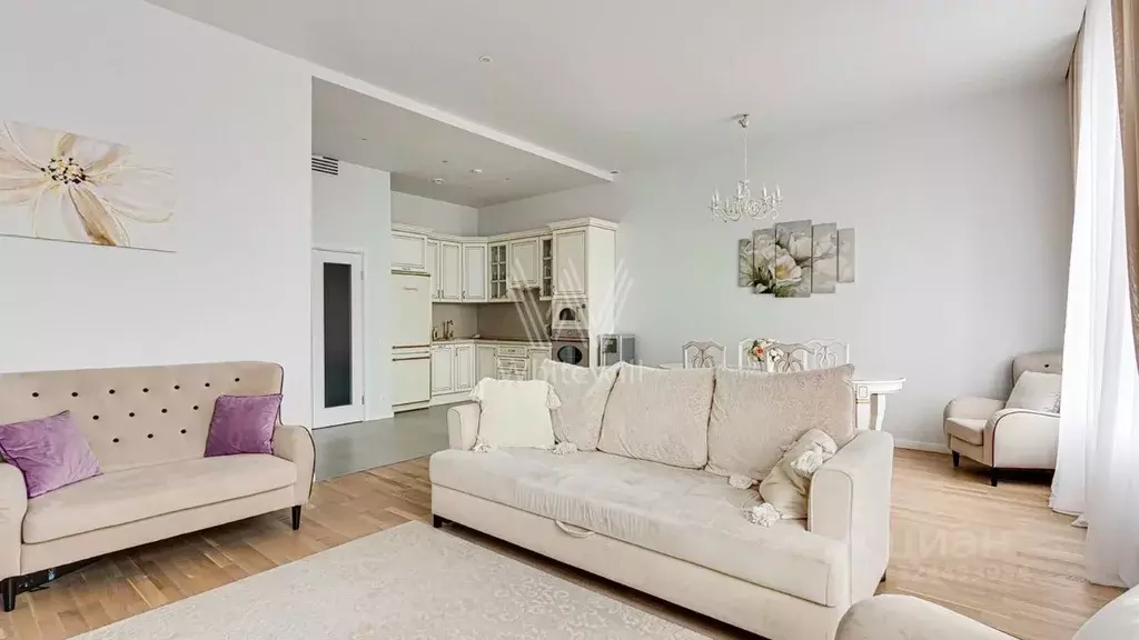 4-к кв. Москва ул. Пресненский Вал, 21 (132.0 м) - Фото 1