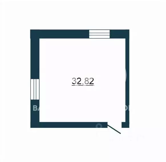 Студия Новосибирская область, Новосибирск Воскресная ул., 9 (34.0 м) - Фото 2