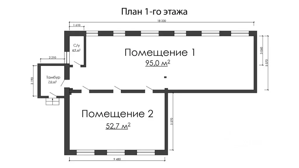 Помещение свободного назначения в Вологодская область, Череповец ул. ... - Фото 1