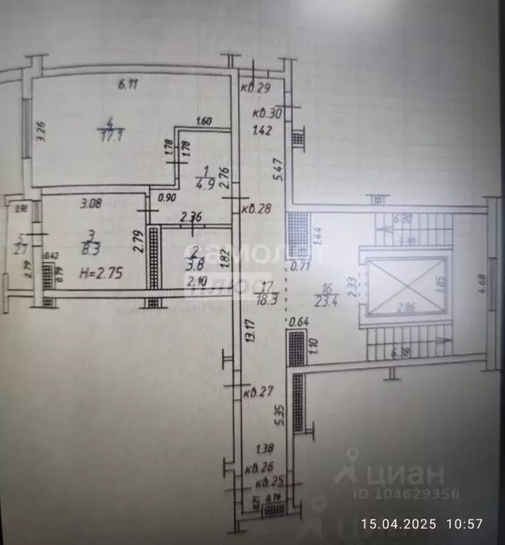 1-к кв. Краснодарский край, Анапа ул. Тургенева, 260 (34.1 м) - Фото 2