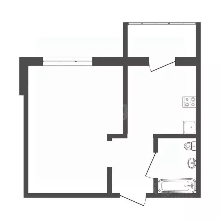 1-к кв. Смоленская область, Смоленск ш. Киевское, 53 (32.0 м) - Фото 2