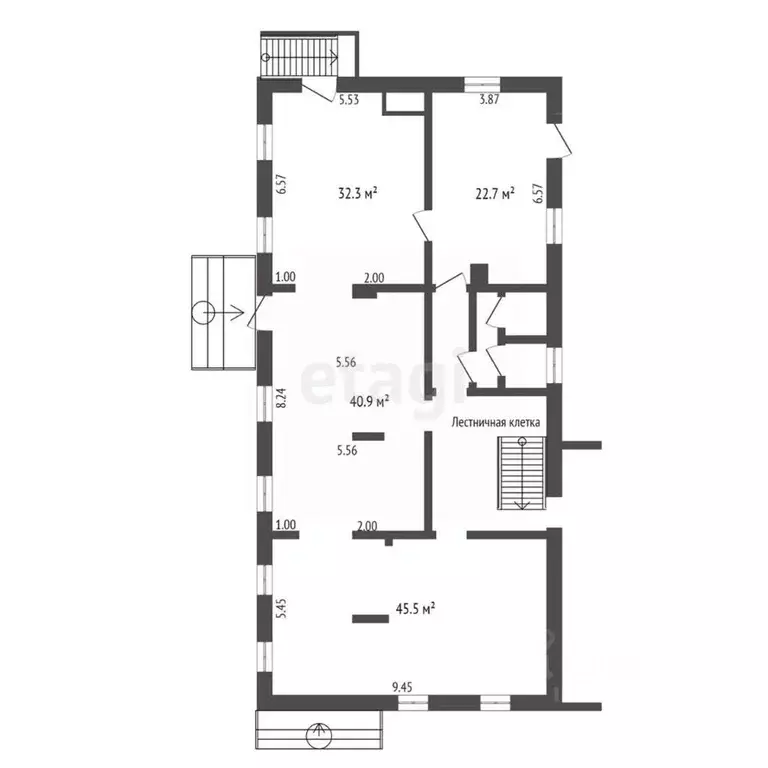 Торговая площадь в Псковская область, Гдов ул. Никитина, 10/18 (141 м) - Фото 2