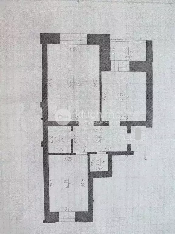 2-к. квартира, 67,5 м, 3/7 эт. - Фото 0