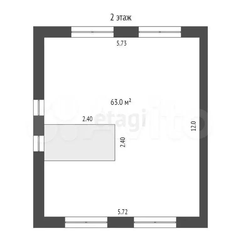 5-к. квартира, 132,9 м, 1/3 эт. - Фото 0