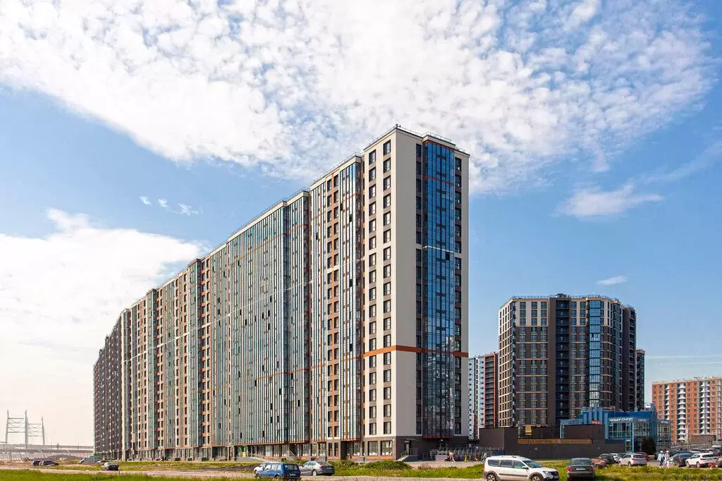 3-комнатная квартира: Санкт-Петербург, бульвар Александра Грина, 2к2 ... - Фото 1