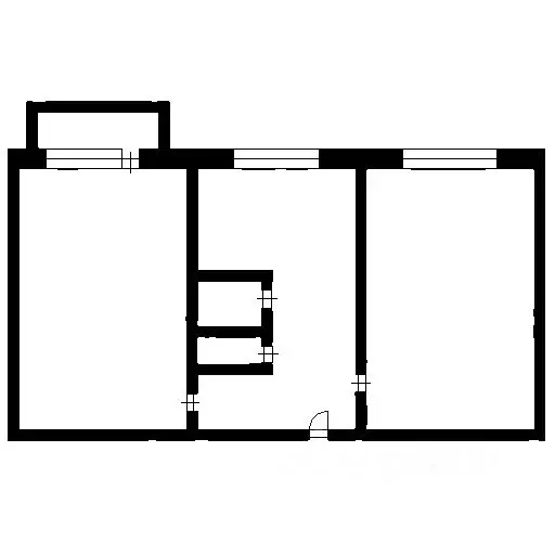 2-к кв. Воронежская область, Воронеж ул. Фридриха Энгельса, 32А (45.0 ... - Фото 2