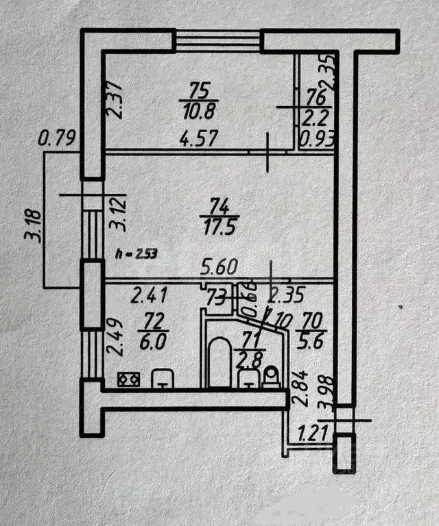 2-к кв. Ставропольский край, Ставрополь № 25 мкр, проезд Передовой, 7 ... - Фото 1