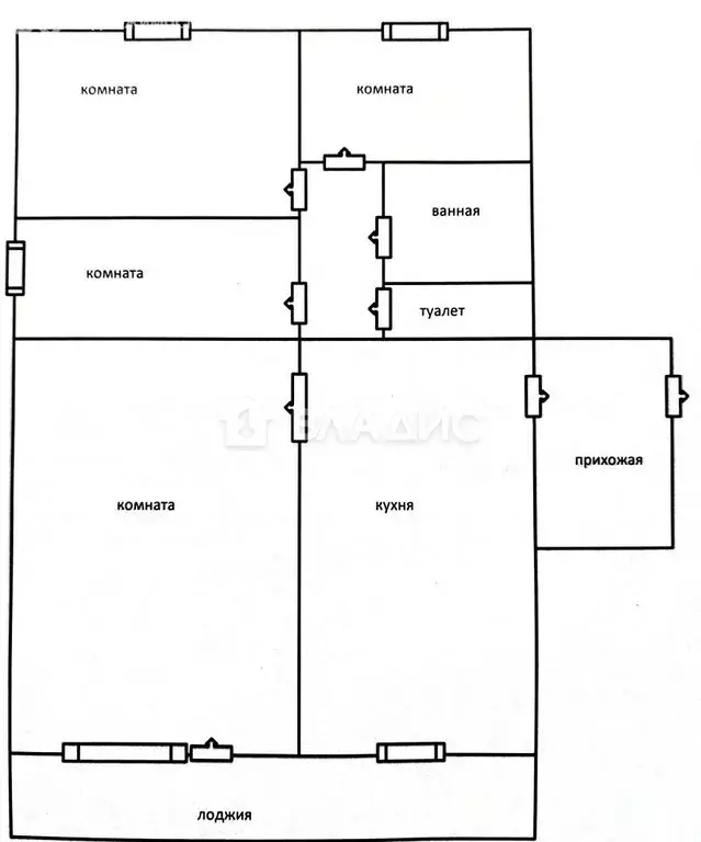 4-комнатная квартира: Петрозаводск, бульвар Интернационалистов, 6к2 ... - Фото 2