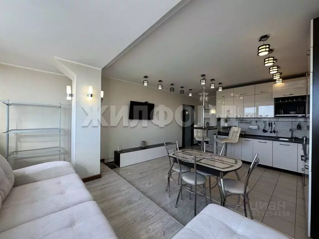 1-к кв. Новосибирская область, Новосибирск ул. Орджоникидзе, 47 (51.7 ... - Фото 2