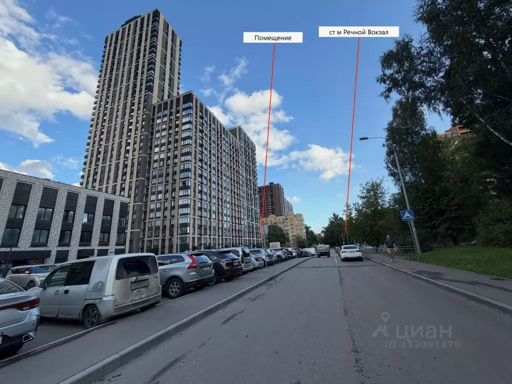 Помещение свободного назначения в Москва Фестивальная ул., 15К4 (176 ... - Фото 1