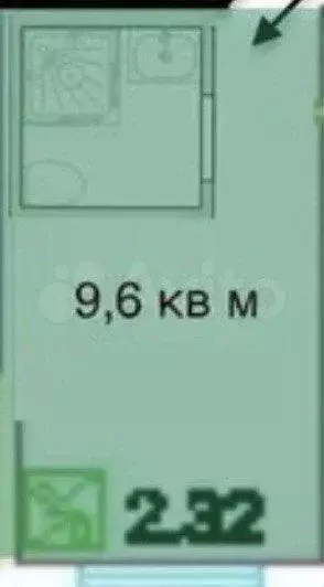 Квартира-студия, 10 м, 1/9 эт. - Фото 0