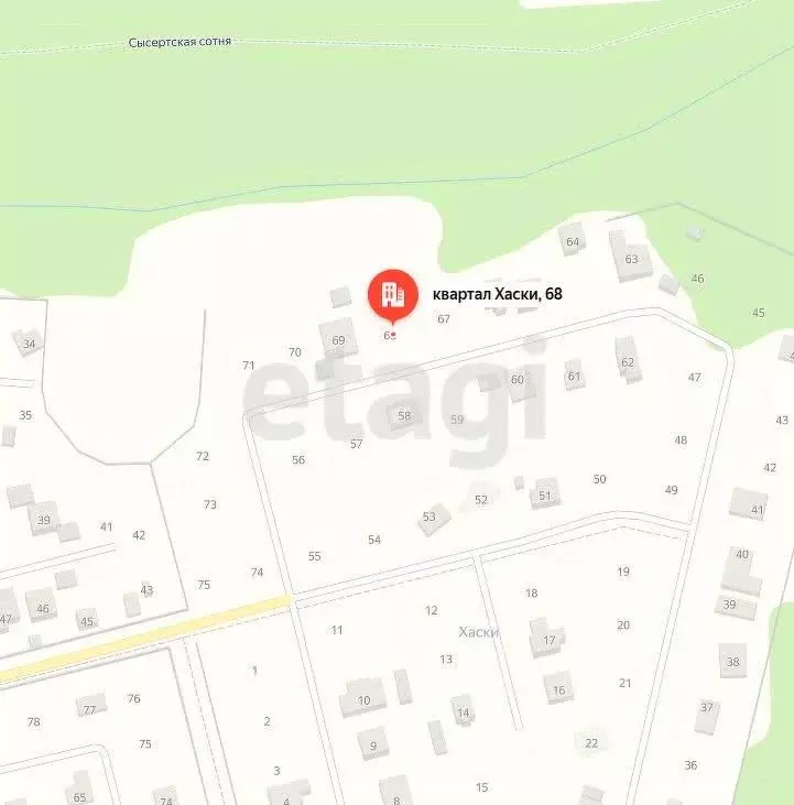 Участок в Свердловская область, Сысертский муниципальный округ, пос. ... - Фото 2