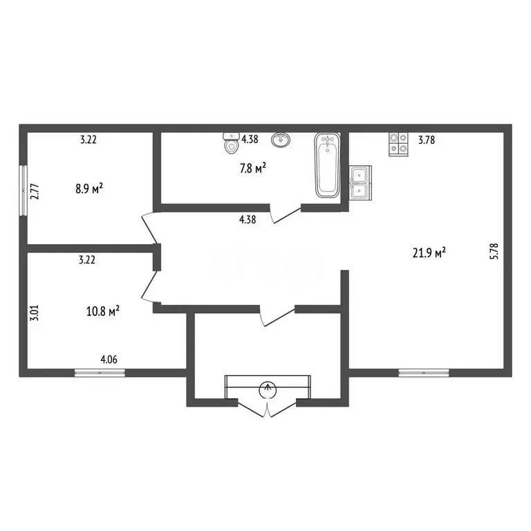 Дом в Марфино, улица Дарьина Роща, 20 (72 м) - Фото 0