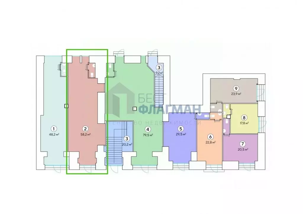 Помещение свободного назначения в Москва 1-я Тверская-Ямская ул., 11 ... - Фото 2