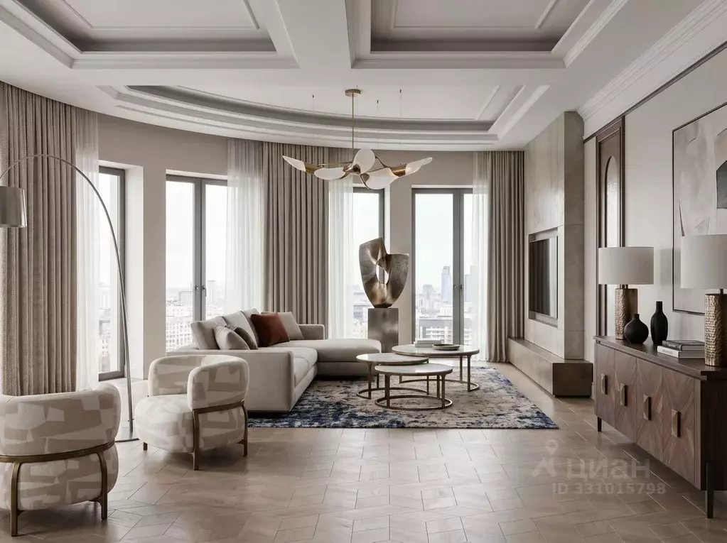 3-к кв. Москва Дружинниковская ул., 15А (150.0 м) - Фото 1