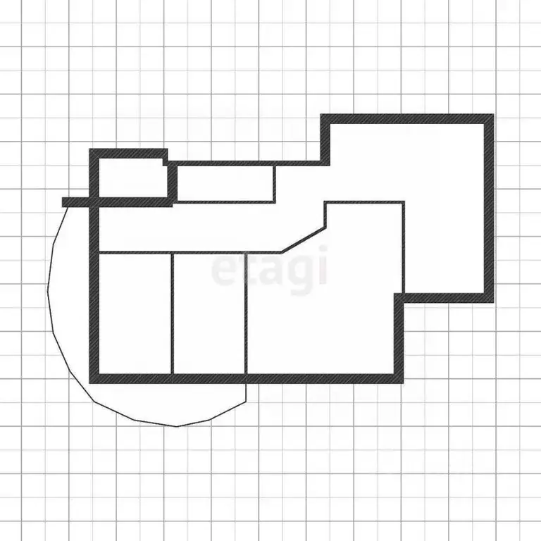 5-к кв. Белгородская область, Белгород ул. Костюкова, 36б (522.0 м) - Фото 2