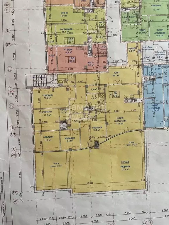 Свободной планировки кв. Кабардино-Балкария, Нальчик ул. 2-й Таманской ... - Фото 2