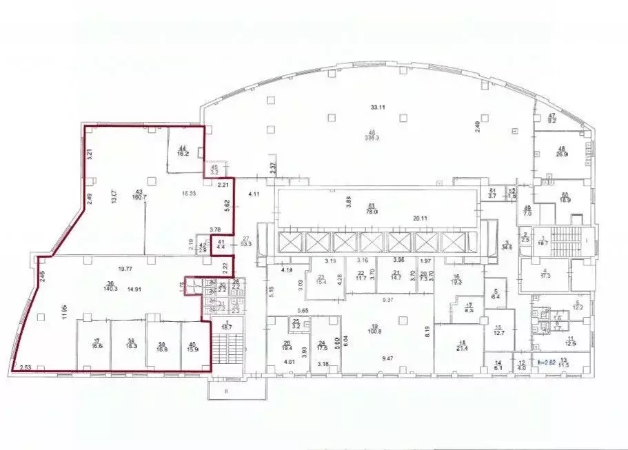 Помещение свободного назначения в Москва ул. Ивана Франко, 8 (534 м) - Фото 2