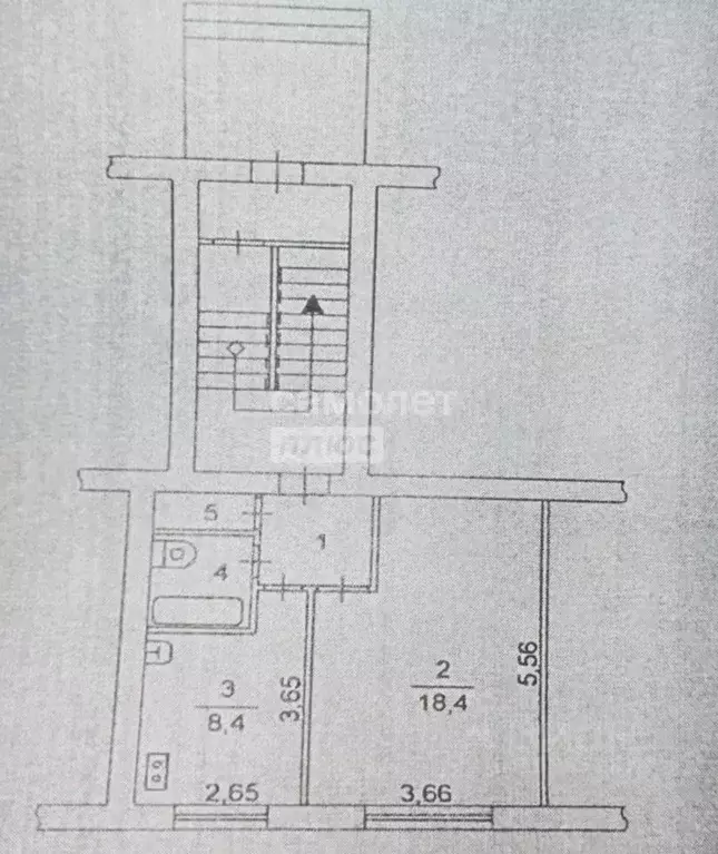 1-к кв. Челябинская область, Челябинск Комсомольский просп., 33г (34.0 ... - Фото 1