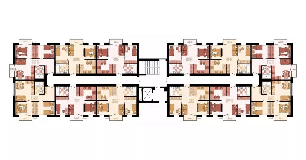 2-к кв. Приморский край, Владивосток Главная ул. (39.87 м) - Фото 2