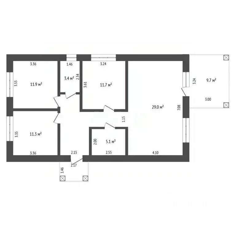 Дом в Тюменская область, Тюмень Царево садовое товарищество,  (100 м) - Фото 2