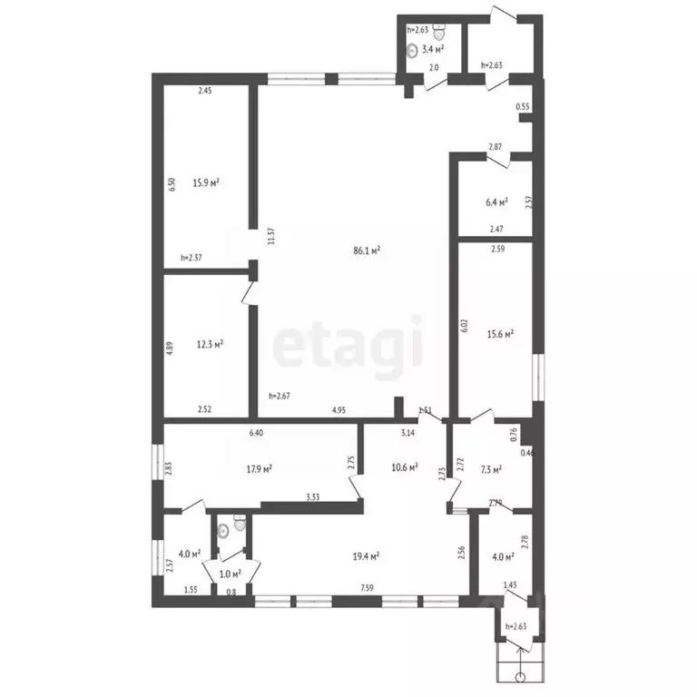 Торговая площадь в Ямало-Ненецкий АО, Новый Уренгой просп. Губкина, ... - Фото 2