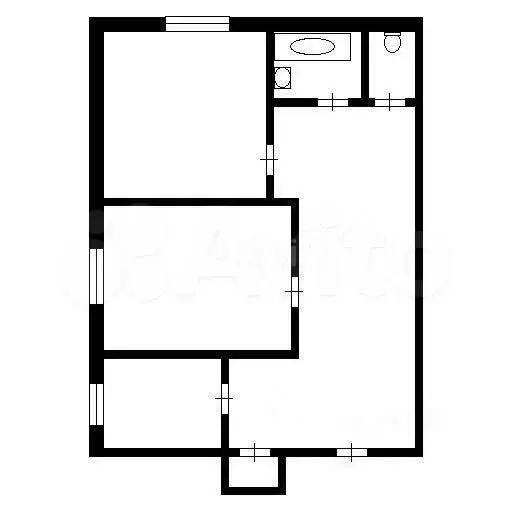 2-к. квартира, 53 м, 4/9 эт. - Фото 0