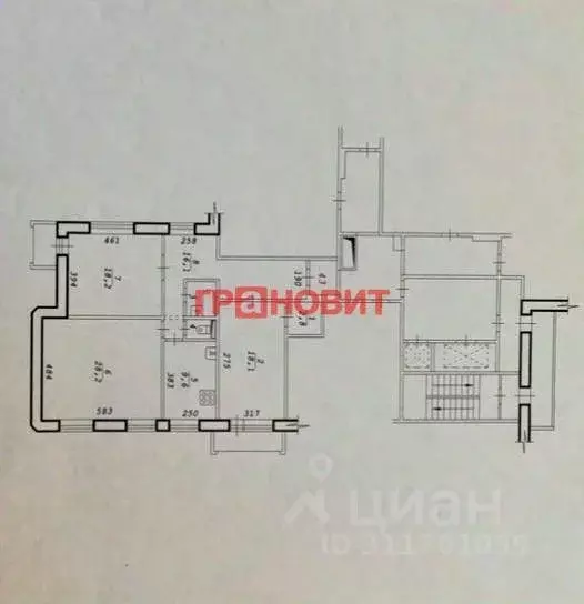 3-к кв. Новосибирская область, Новосибирск Троллейная ул., 138 (96.7 ... - Фото 0