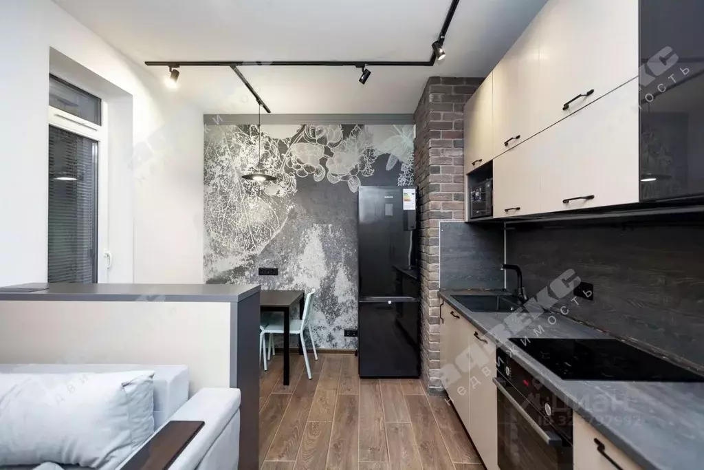 Студия Санкт-Петербург Кузнецовская ул., 58к1 (26.9 м) - Фото 1