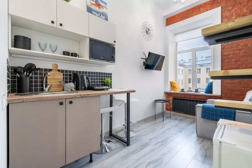Студия Санкт-Петербург Владимирский просп., 10 (16.0 м) - Фото 1
