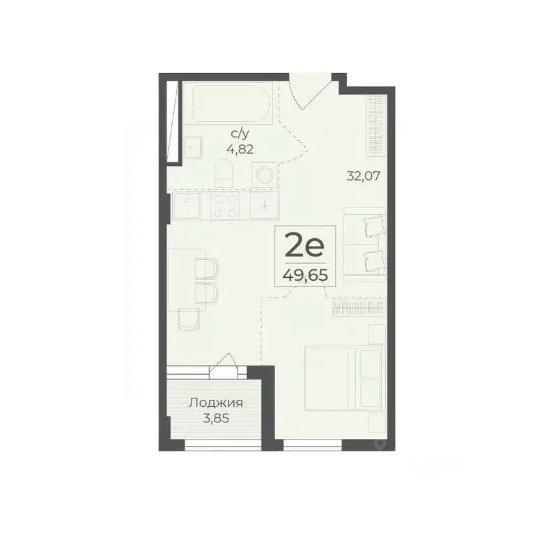 2-к кв. Крым, Ялта муниципальный округ, Массандра пгт Ботаника жилой ... - Фото 1