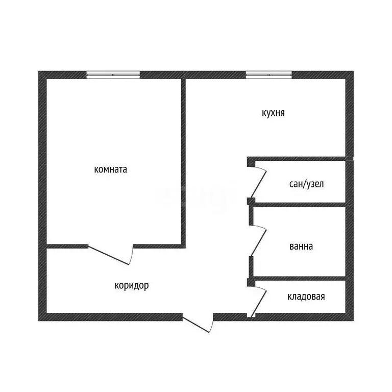 1-комнатная квартира: Бийск, Ленинградская улица, 33/1 (34.7 м) - Фото 1