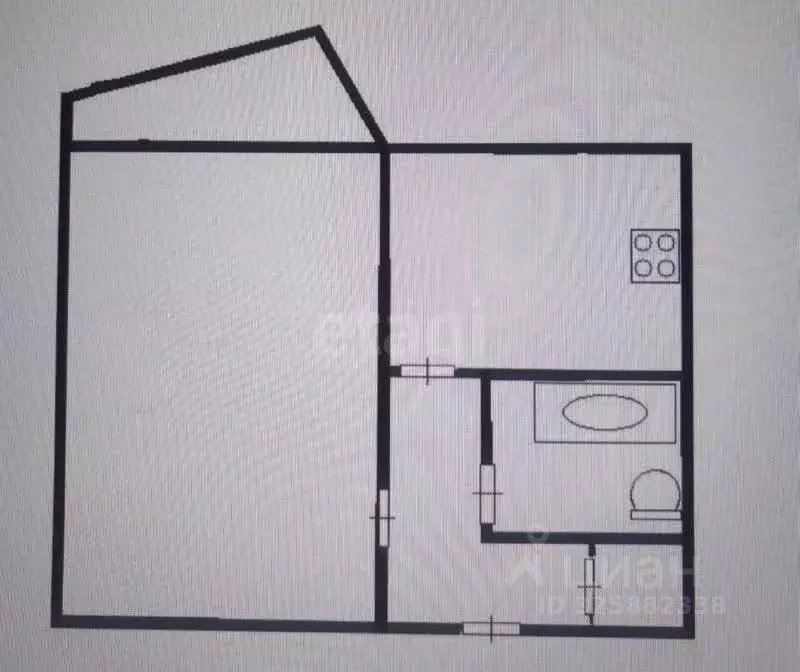 1-к кв. Воронежская область, Воронеж ул. Маршала Жукова, 4 (36.8 м) - Фото 2